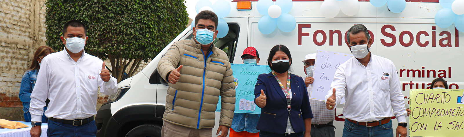 FONDO SOCIAL ENTREGÓ UNA AMBULANCIA Y CONCENTRADORES DE OXÍGENO
